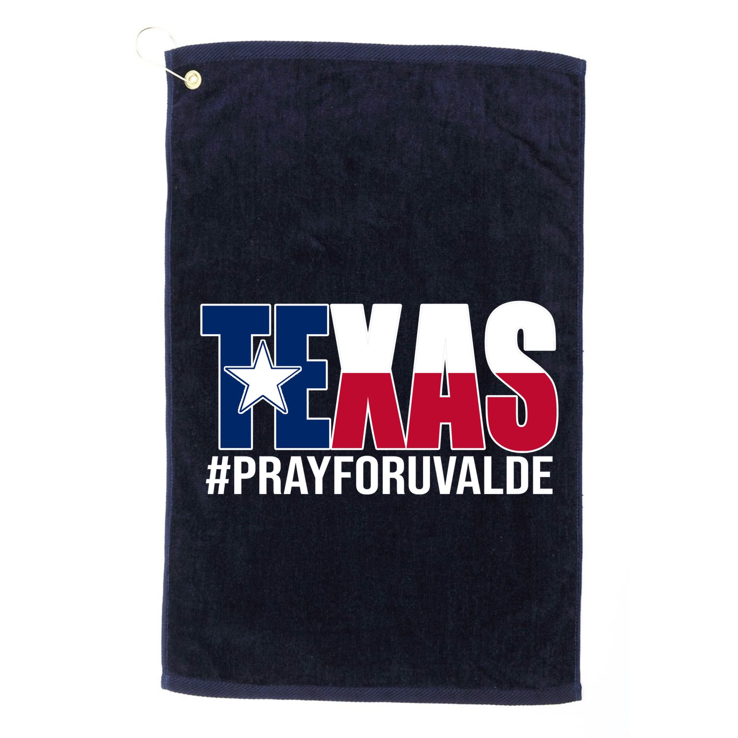 Texas Pray For Uvalde Tribute Golf Towel