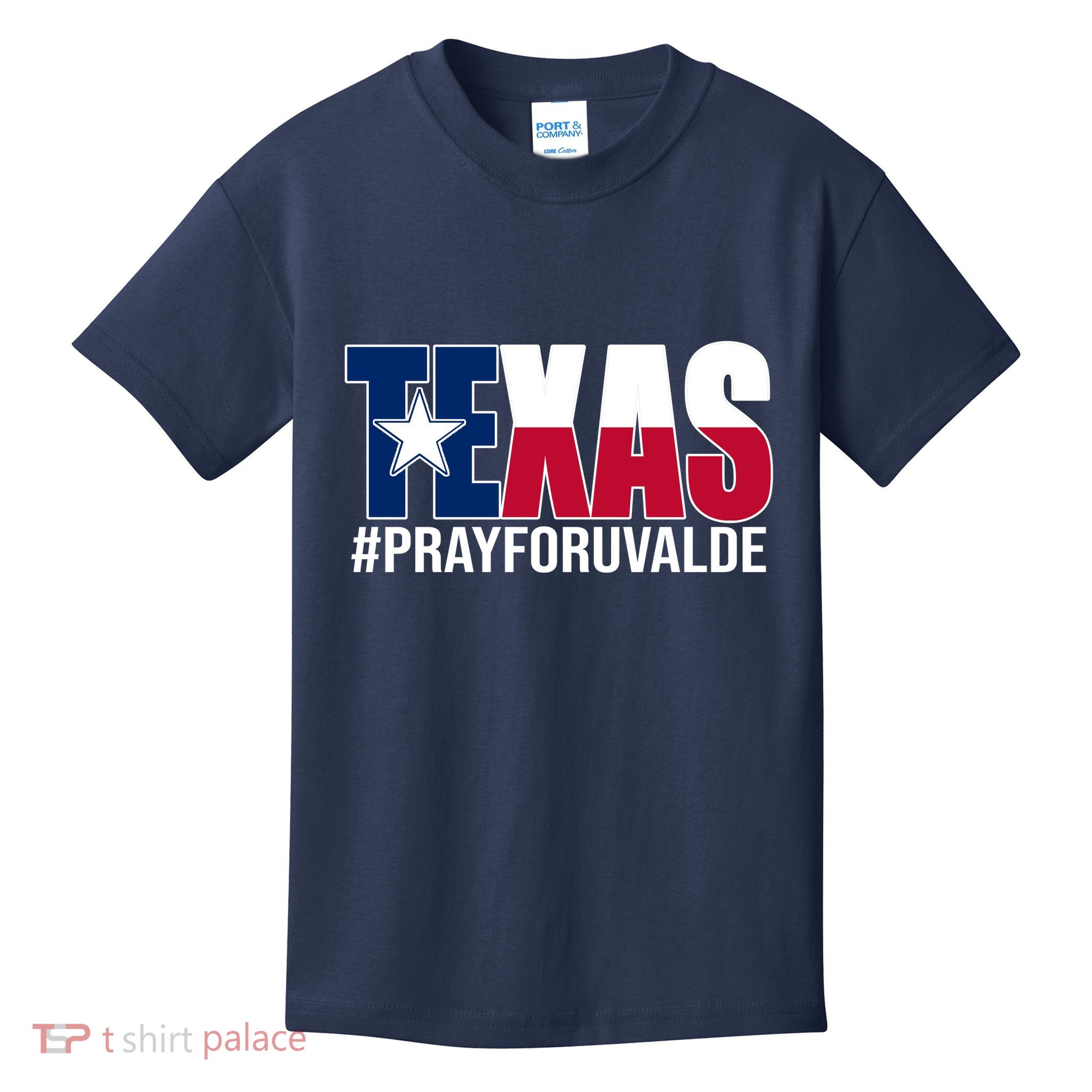 Texas Pray For Uvalde Tribute Kids T-Shirt