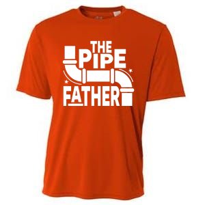 The Pipe Father Plumber Cooling Performance Crew T-Shirt