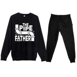 The Pipe Father Plumber Premium Crewneck Sweatsuit Set