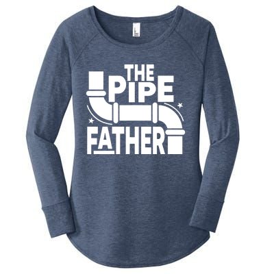 The Pipe Father Plumber Women's Perfect Tri Tunic Long Sleeve Shirt