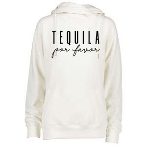 Tequila Por Favor Party Funny Adult Drinking Cinco De Mayo Womens Funnel Neck Pullover Hood