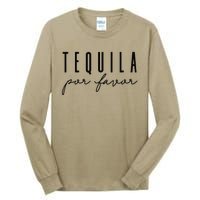 Tequila Por Favor Party Funny Adult Drinking Cinco De Mayo Tall Long Sleeve T-Shirt