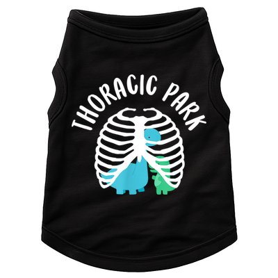 Thoracic Park Funny Dinosaur Nurse Squad Nursing Student Doggie Tank