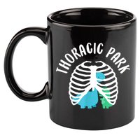 Thoracic Park Funny Dinosaur Nurse Squad Nursing Student 11oz C Handle Ceramic Mug