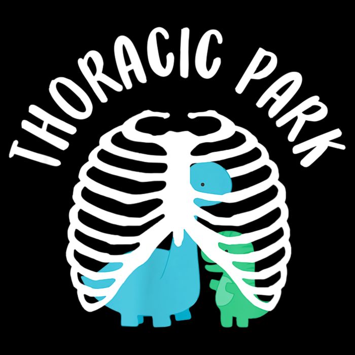 Thoracic Park Funny Dinosaur Nurse Squad Nursing Student Flat Bill Trucker Hat