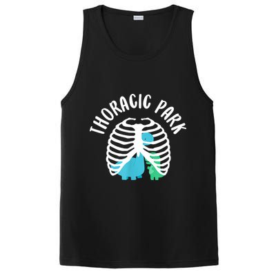 Thoracic Park Funny Dinosaur Nurse Squad Nursing Student PosiCharge Competitor Tank