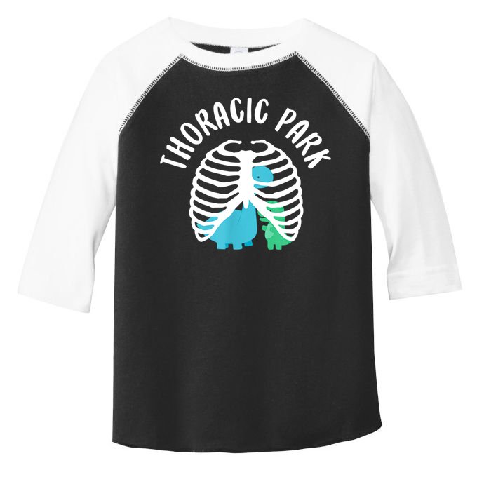 Thoracic Park Funny Dinosaur Nurse Squad Nursing Student Toddler Fine Jersey T-Shirt