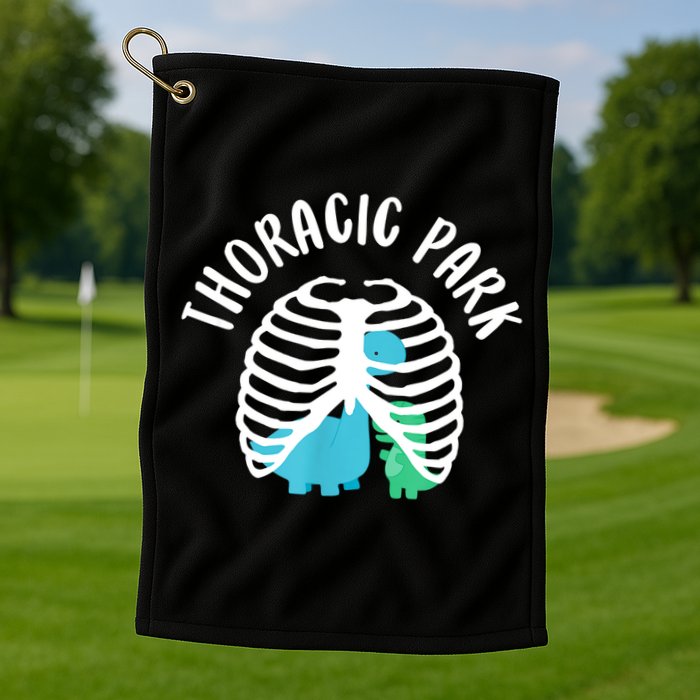Thoracic Park Funny Dinosaur Nurse Squad Nursing Student Golf Towel
