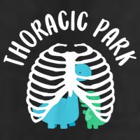 Thoracic Park Funny Dinosaur Nurse Squad Nursing Student Golf Towel