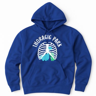 Thoracic Park Funny Dinosaur Nurse Squad Nursing Student Hoodie