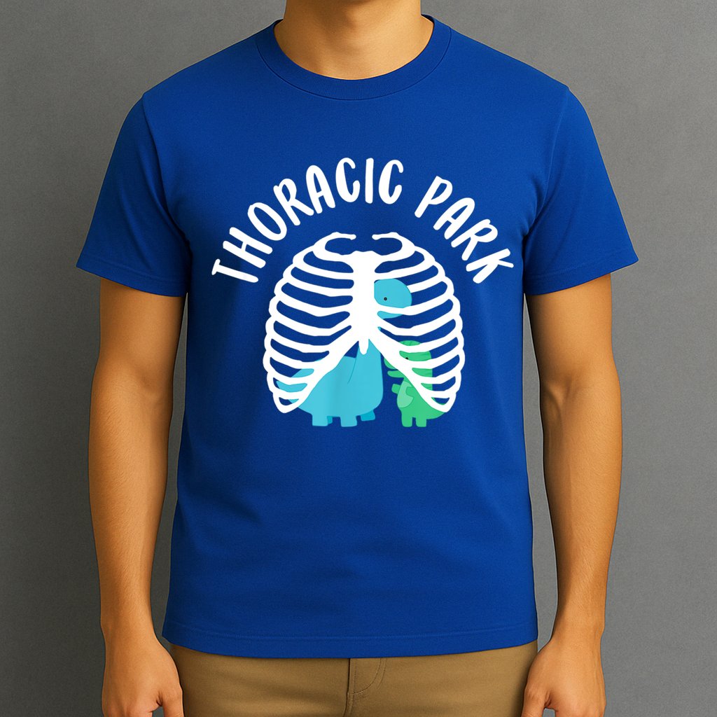 Thoracic Park Funny Dinosaur Nurse Squad Nursing Student T-Shirt