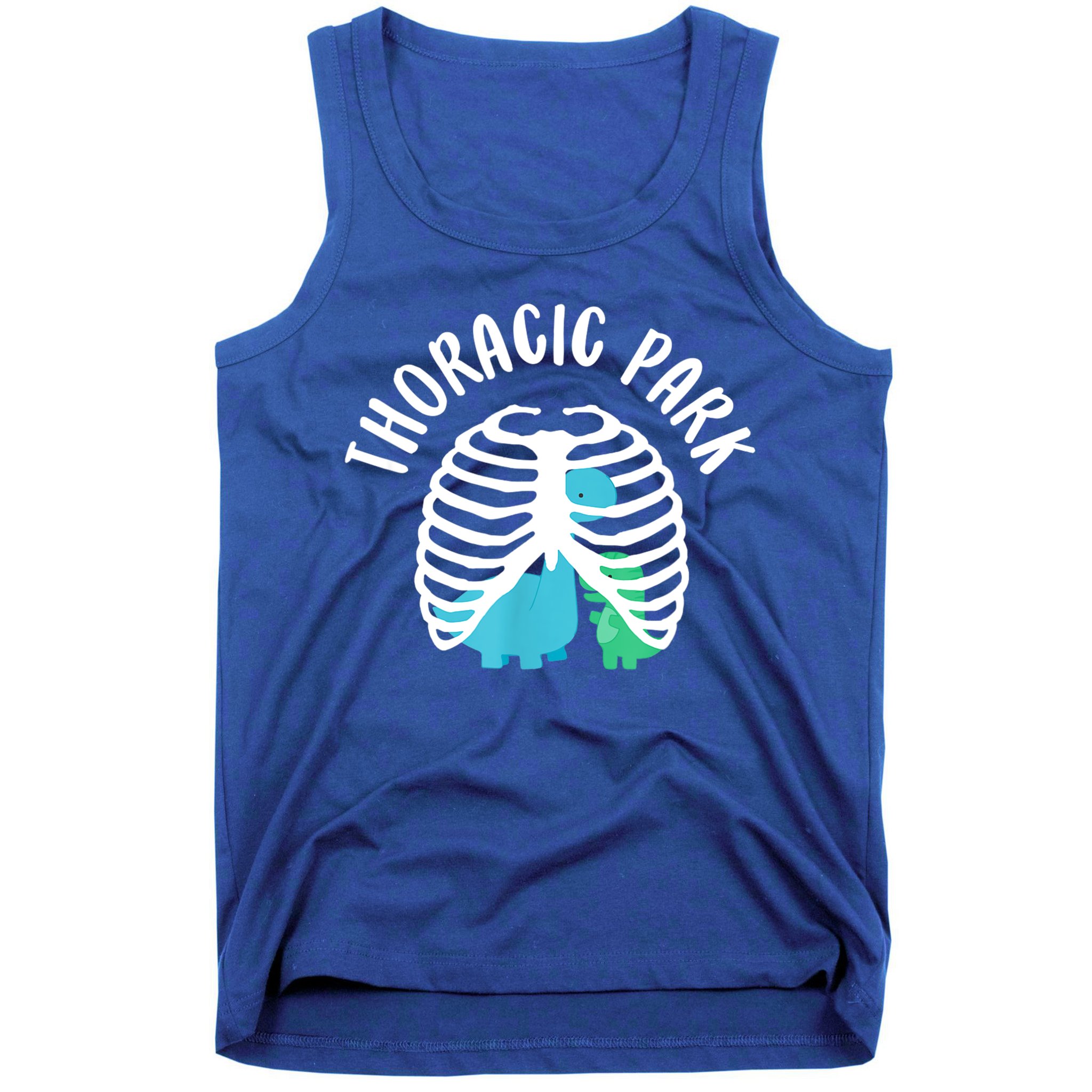 Thoracic Park Funny Dinosaur Nurse Squad Nursing Student Tank Top