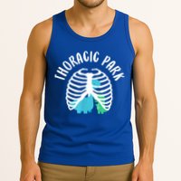 Thoracic Park Funny Dinosaur Nurse Squad Nursing Student Tank Top