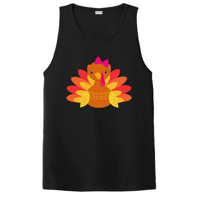 Turkey Pilgrim Funny Thanksgiving Costume PosiCharge Competitor Tank