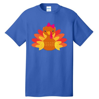 Turkey Pilgrim Funny Thanksgiving Costume Tall T-Shirt