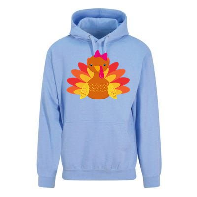 Turkey Pilgrim Funny Thanksgiving Costume Unisex Surf Hoodie