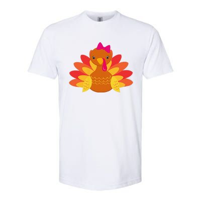 Turkey Pilgrim Funny Thanksgiving Costume Softstyle CVC T-Shirt