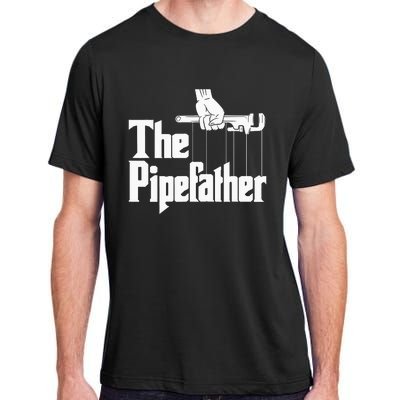 The Pipefather Funny Plumber Handyman Pipe Fitter Adult ChromaSoft Performance T-Shirt