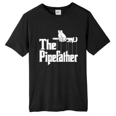 The Pipefather Funny Plumber Handyman Pipe Fitter Tall Fusion ChromaSoft Performance T-Shirt