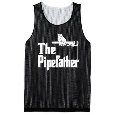 The Pipefather Funny Plumber Handyman Pipe Fitter Mesh Reversible Basketball Jersey Tank