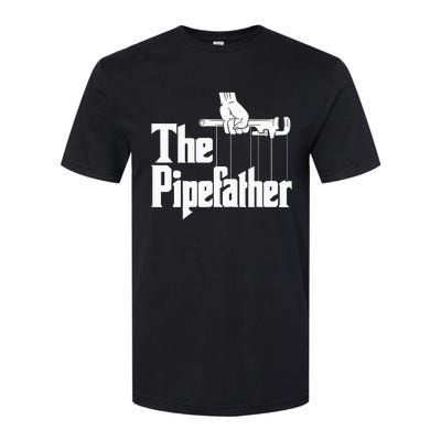 The Pipefather Funny Plumber Handyman Pipe Fitter Softstyle® CVC T-Shirt