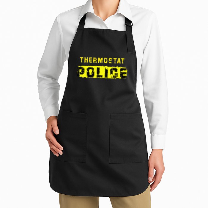 Thermostat Police Funny Fathers Day For Apron