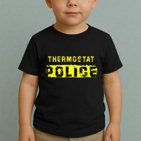 Thermostat Police Funny Fathers Day For Toddler T-Shirt