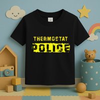 Thermostat Police Funny Fathers Day For Toddler T-Shirt