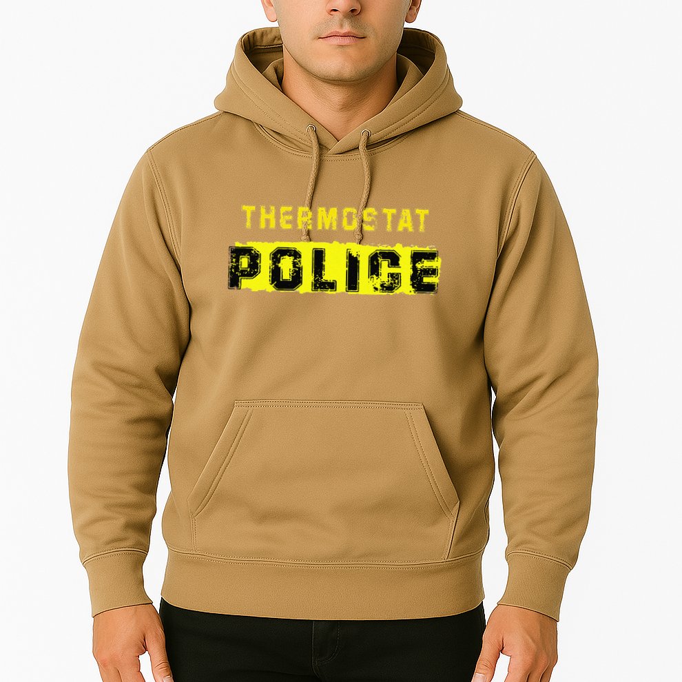 Thermostat Police Funny Fathers Day For Hoodie