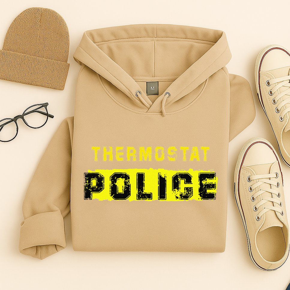 Thermostat Police Funny Fathers Day For Hoodie