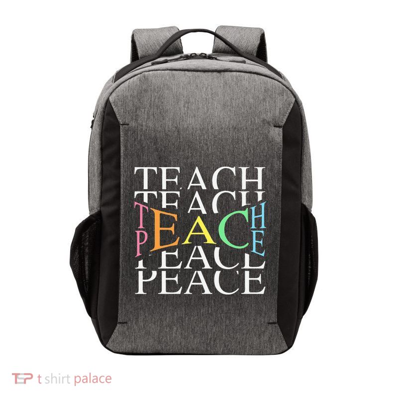 Teach Peace For Teachers And Educators Vector Backpack