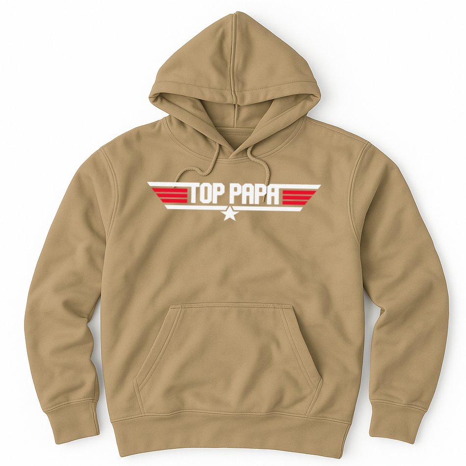 Top Papa Funny Dad Grandpa Fathers Day Gift Hoodie