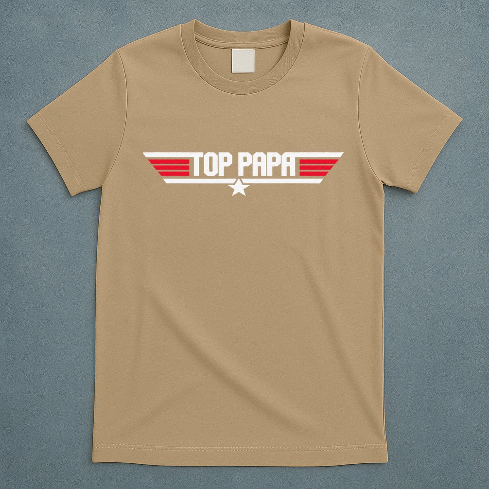 Top Papa Funny Dad Grandpa Fathers Day Gift T-Shirt
