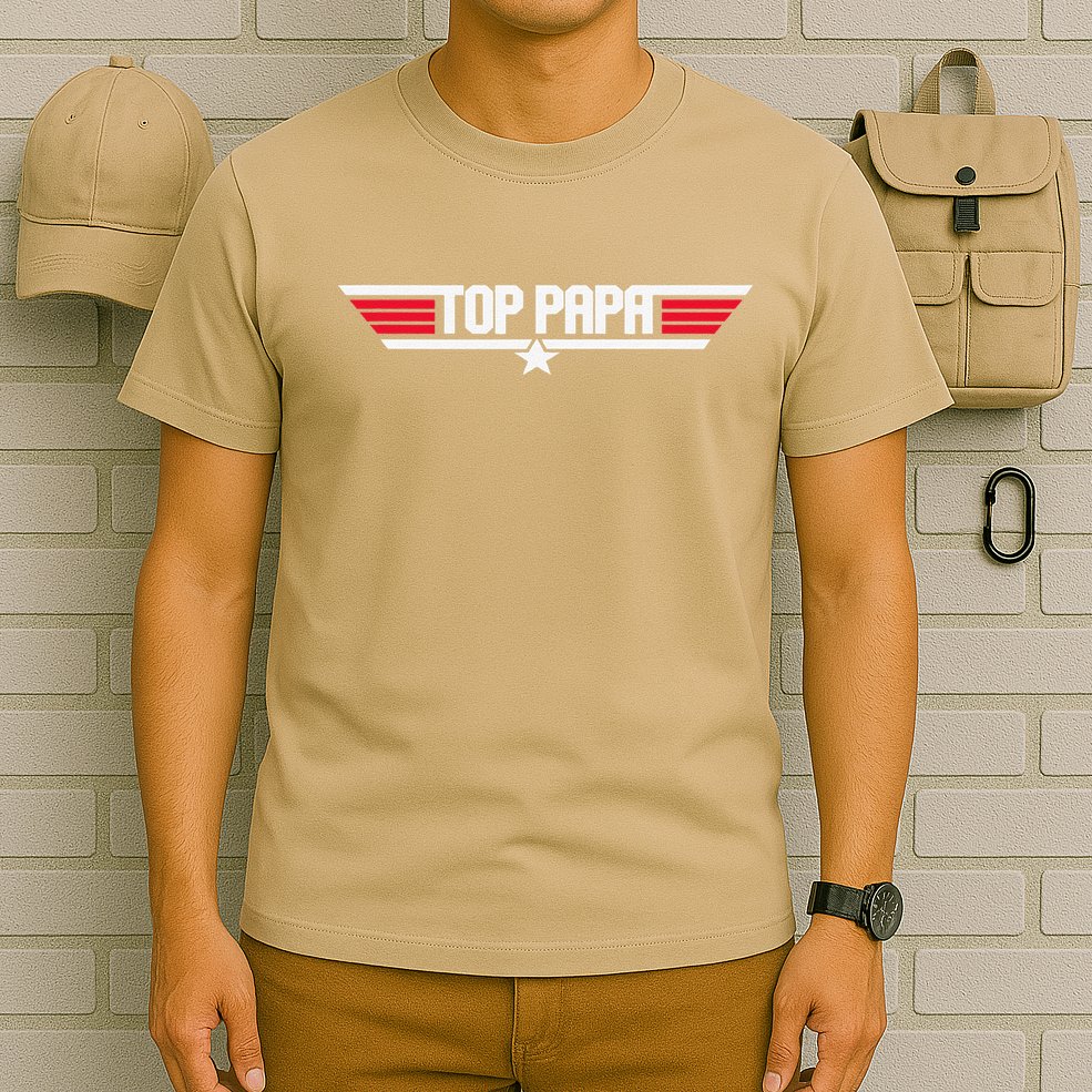 Top Papa Funny Dad Grandpa Fathers Day Gift T-Shirt