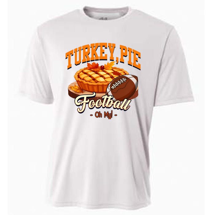 Turkey Pie Football Oh My Cooling Performance Crew T-Shirt