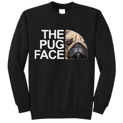 The Pug Face Dog Funny Pug Sweatshirt