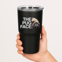 The Pug Face Dog Funny Pug Tumbler