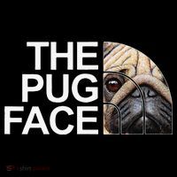 The Pug Face Dog Funny Pug Premium T-Shirt