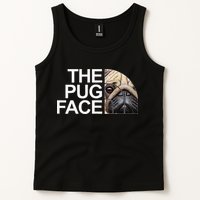 The Pug Face Dog Funny Pug Tank Top