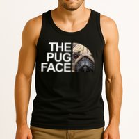 The Pug Face Dog Funny Pug Tank Top