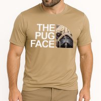 The Pug Face Dog Funny Pug Performance Shirt