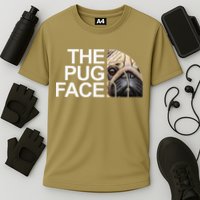 The Pug Face Dog Funny Pug Performance Shirt