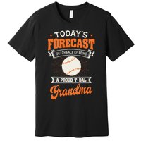 TeeBall Proud Grandma Teeball Player Sport Grandparents Day Premium T-Shirt