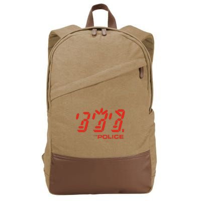 The P.O.L.I.C.E Ghost Icon Rock Music Band Cotton Canvas Backpack