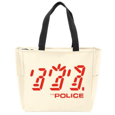 The P.O.L.I.C.E Ghost Icon Rock Music Band Zip Tote Bag