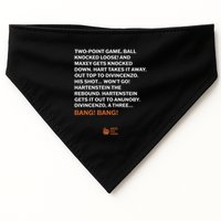 Two Point Game Ball Knocked Loose And Maxey Gets Knocked Down Bang Bang USA-Made Doggie Bandana