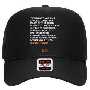 Two Point Game Ball Knocked Loose And Maxey Gets Knocked Down Bang Bang High Crown Mesh Back Trucker Hat