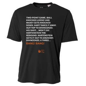 Two Point Game Ball Knocked Loose And Maxey Gets Knocked Down Bang Bang Cooling Performance Crew T-Shirt