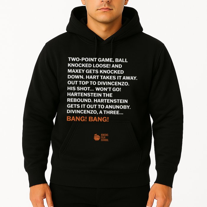Two Point Game Ball Knocked Loose And Maxey Gets Knocked Down Bang Bang Hoodie